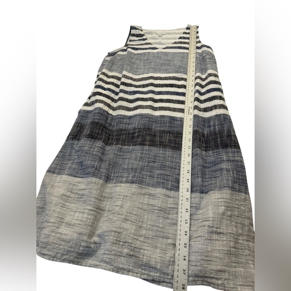 J. Jill Soft Gauzy 100% Cotton Lined Dress Beachy with pockets Small Petite - Picture 9 of 10